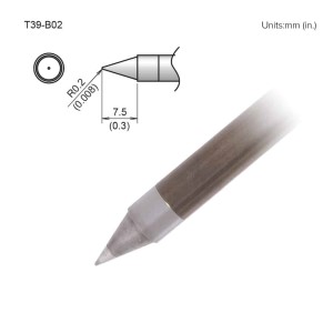 TIP,CONICAL,R0.2 X 7.5MM,FX-9701/9702